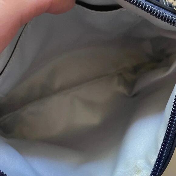 Coach Blue Leather Wristlet Wallet Bag - Picture 4 of 5